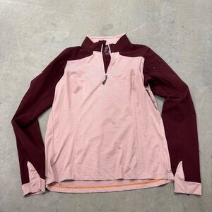 5.11 Tactical  Women's Rapid Half‎ Zip Blush Top Athletic Sweater Size "M"